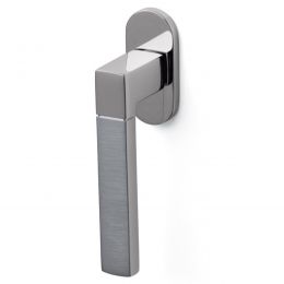 Maniglia per finestra martellina DK Planet bicolor Olivari bassa