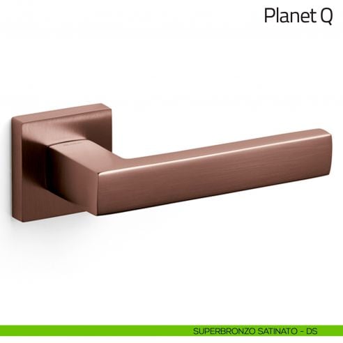 Maniglia per porta Planet Q Olivari superbronzo satinato