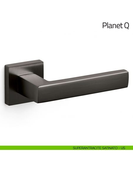 Maniglia per porta Planet Q Olivari superantracite satinato