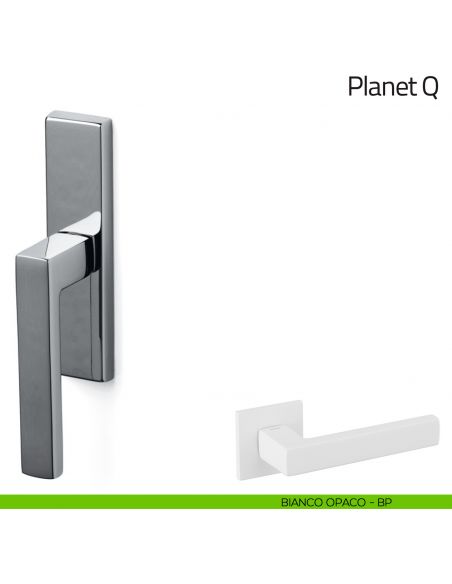 Maniglia per finestra cremonese Planet Q Olivari bianco opaco