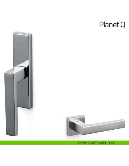 Maniglia per finestra cremonese Planet Q Olivari cromo satinato