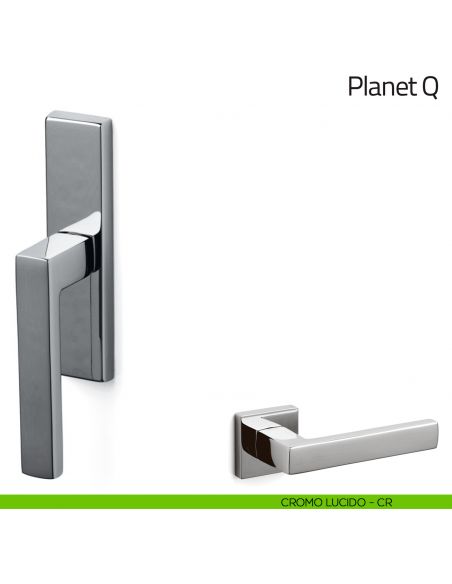 Maniglia per finestra cremonese Planet Q Olivari cromo lucido