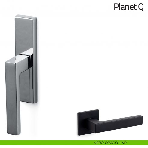 Maniglia per finestra cremonese Planet Q Olivari nero opaco