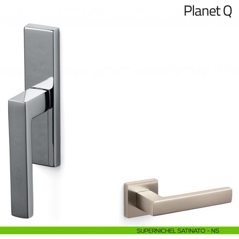 Maniglia per finestra cremonese Planet Q Olivari supernichel satinato