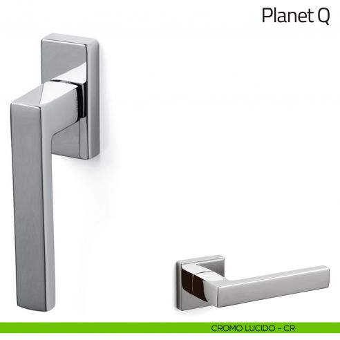 Maniglia per finestra martellina DK Planet Q Olivari cromo lucido