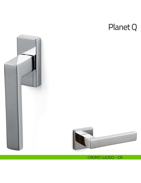 Maniglia per finestra martellina DK Planet Q Olivari cromo lucido