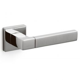 Maniglia per porta Planet Q bicolor Olivari