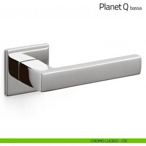 Maniglia per porta Planet Q Olivari bassa cromo lucido