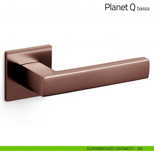 Maniglia per porta Planet Q Olivari bassa superbronzo satinato