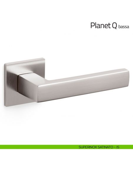 Maniglia per porta Planet Q Olivari bassa superinox satinato
