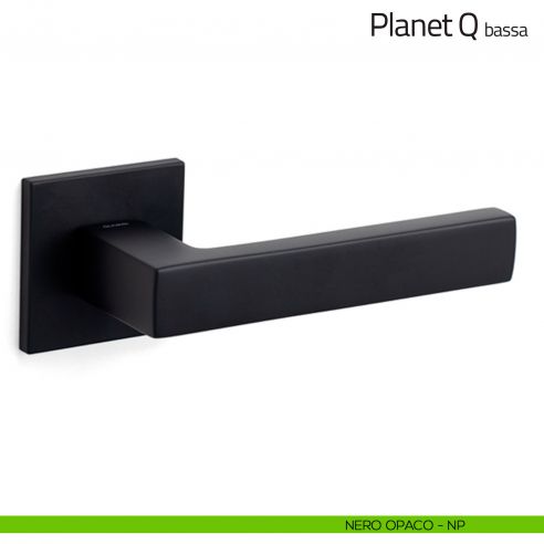 Maniglia per porta Planet Q Olivari bassa nero opaco