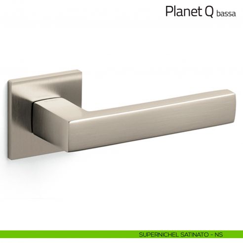 Maniglia per porta Planet Q Olivari bassa supernichel satinato