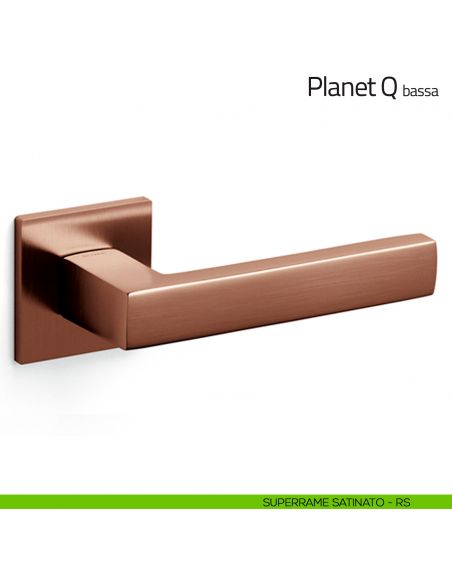 Maniglia per porta Planet Q Olivari bassa superrame satinato