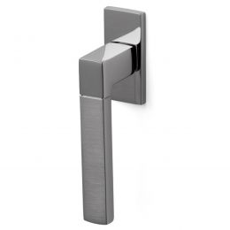 Maniglia per finestra martellina DK Planet Q bicolor Olivari bassa