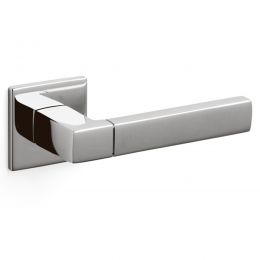 Maniglia per porta Planet Q bicolor Olivari bassa