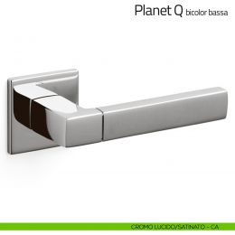 Maniglia per porta Planet Q bicolor Olivari bassa 2