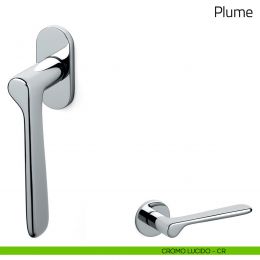 Maniglia per finestra martellina DK Plume Olivari 2