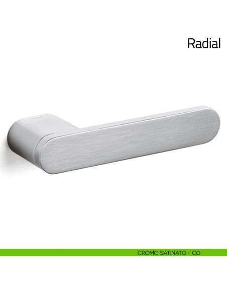 Maniglia per porta Radial Olivari cromo satinato