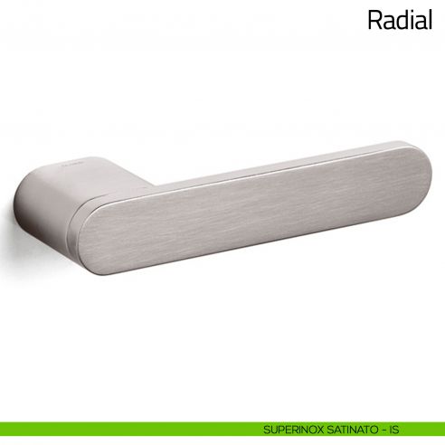Maniglia per porta Radial Olivari superinox satinato