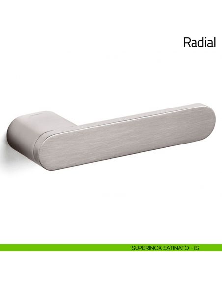 Maniglia per porta Radial Olivari superinox satinato
