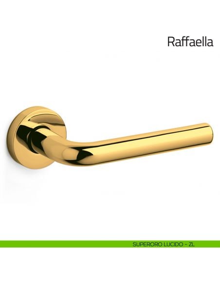 Maniglia per porta Raffaella Olivari superoro lucido