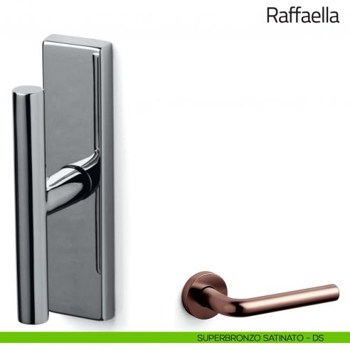 Maniglia per finestra cremonese Raffaella Olivari superbronzo satinato