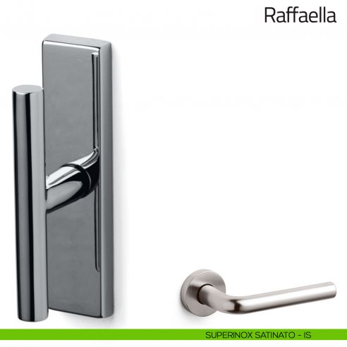 Maniglia per finestra cremonese Raffaella Olivari superinox satinato