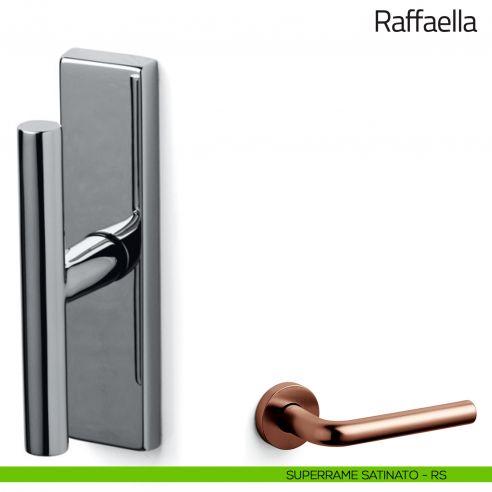 Maniglia per finestra cremonese Raffaella Olivari superrame satinato