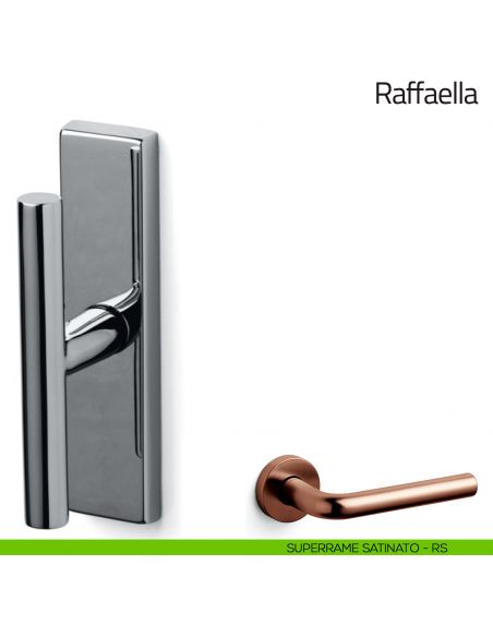 Maniglia per finestra cremonese Raffaella Olivari superrame satinato