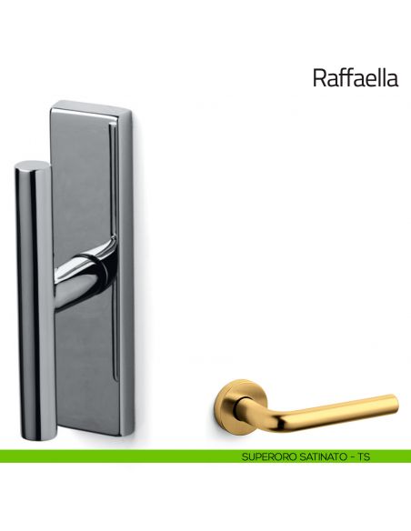 Maniglia per finestra cremonese Raffaella Olivari superoro satinato