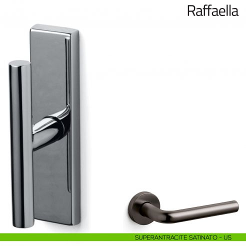 Maniglia per finestra cremonese Raffaella Olivari superantracite satinato