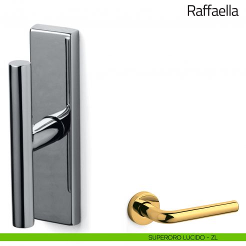 Maniglia per finestra cremonese Raffaella Olivari superoro lucido