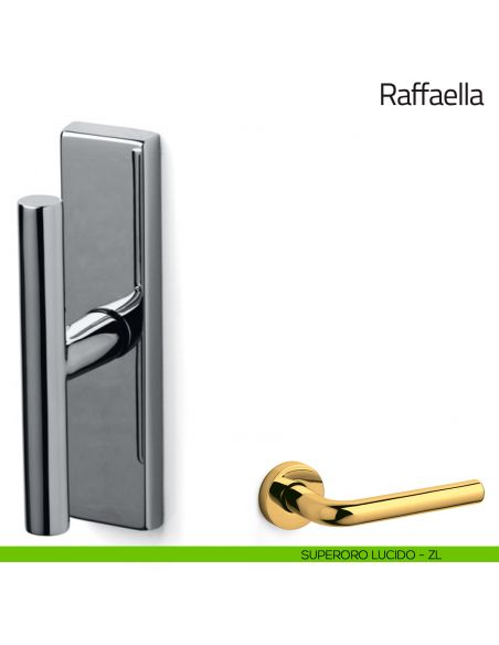 Maniglia per finestra cremonese Raffaella Olivari superoro lucido