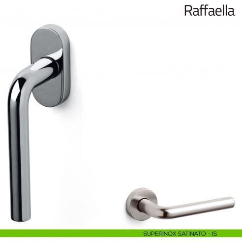 Maniglia per finestra martellina DK Raffaella Olivari superinox satinato