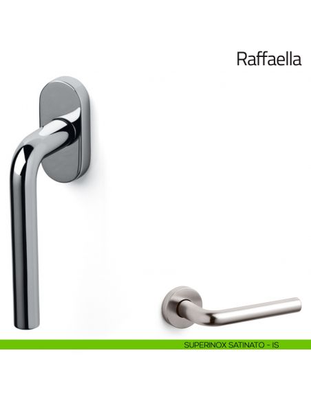 Maniglia per finestra martellina DK Raffaella Olivari superinox satinato