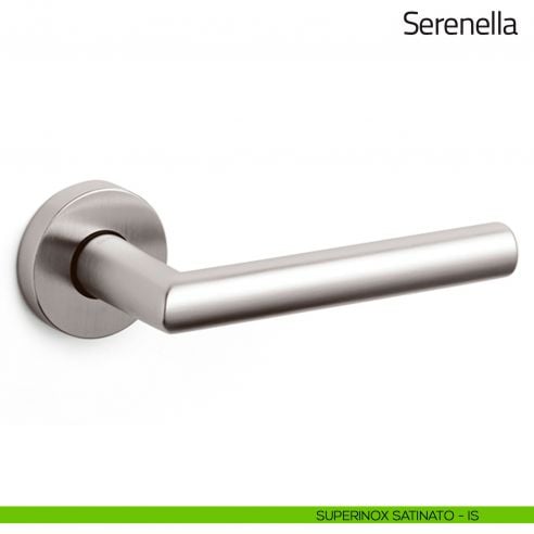 Maniglia per porta Serenella Olivari superinox satinato