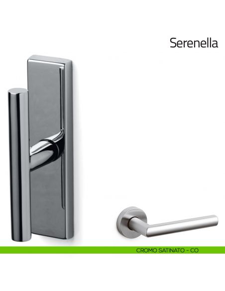 Maniglia per finestra cremonese Serenella Olivari cromo satinato