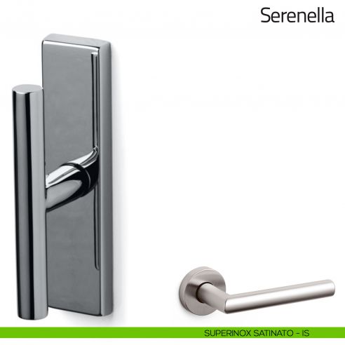 Maniglia per finestra cremonese Serenella Olivari superinox satinato