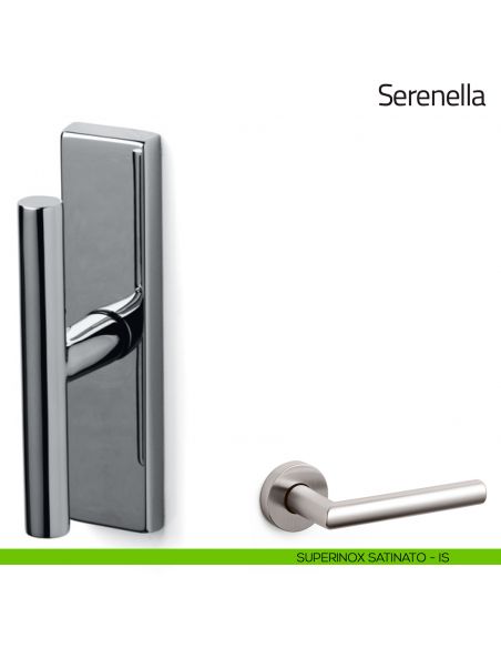 Maniglia per finestra cremonese Serenella Olivari superinox satinato