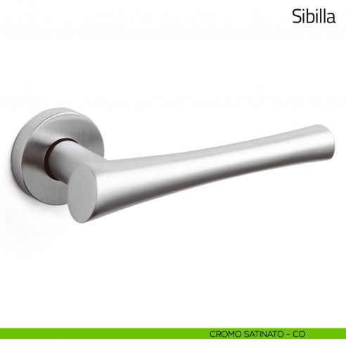 Maniglia per porta Sibilla Olivari cromo satinato