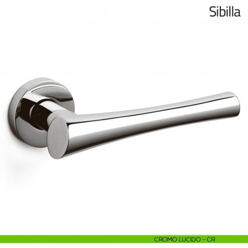 Maniglia per porta Sibilla Olivari cromo lucido