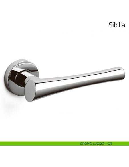 Maniglia per porta Sibilla Olivari cromo lucido