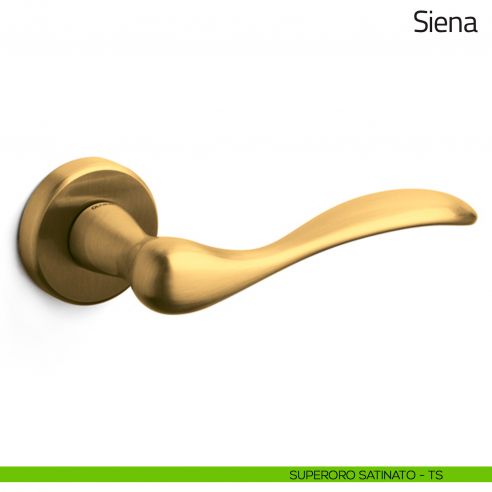Maniglia per porta Siena Olivari superoro satinato