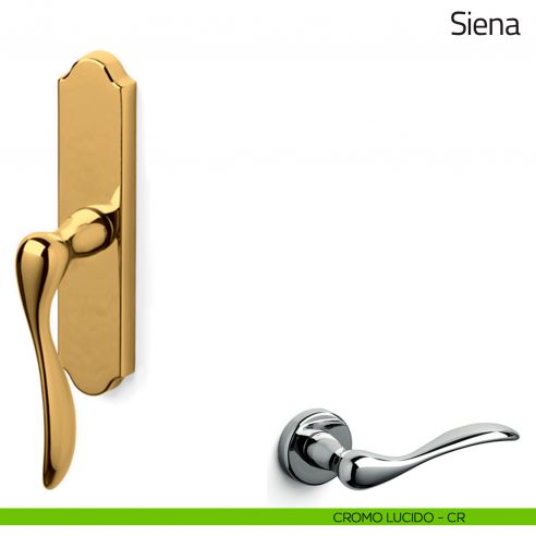 Maniglia per finestra cremonese Siena Olivari cromo lucido