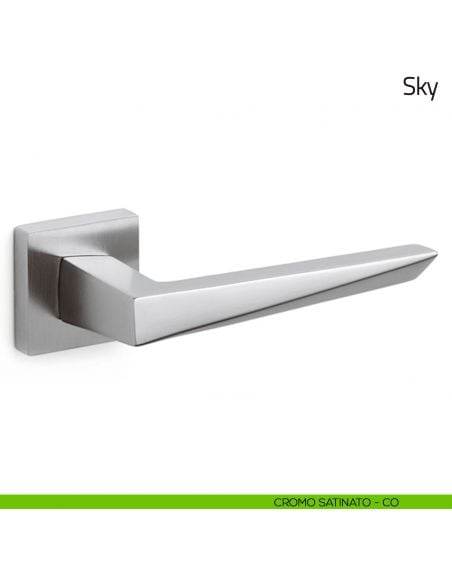 Maniglia per porta Sky Olivari cromo satinato