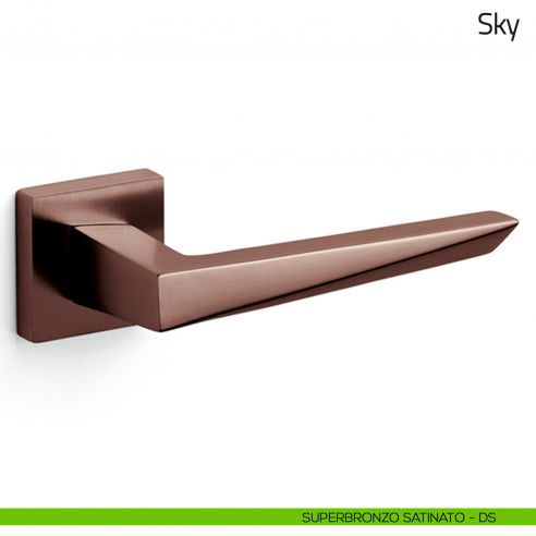 Maniglia per porta Sky Olivari superbronzo satinato