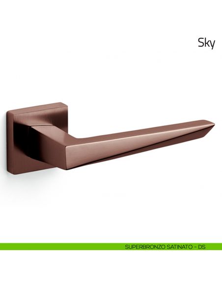 Maniglia per porta Sky Olivari superbronzo satinato