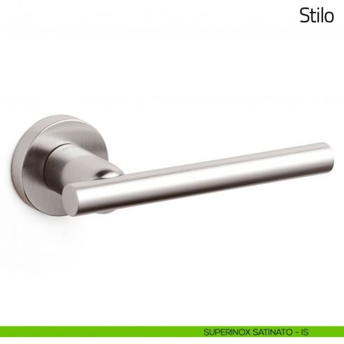 Maniglia per porta Stilo Olivari superinox satinato