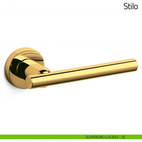Maniglia per porta Stilo Olivari superoro lucido