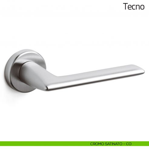 Maniglia per porta Tecno Olivari cromo satinato